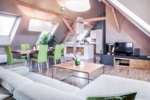 Dapur atau dapur kecil di Apartmany Chornitzeruv dum