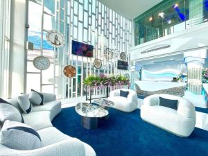 Χώρος καθιστικού στο Glacier Hotel Khon Kaen