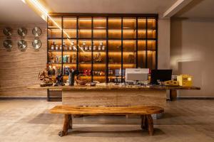 Ποτά στο Shunyue Tingjian - Tin Stream Rizhao Yulong Snow Mountain View Hotel (Shuhe Ancient City Branch)