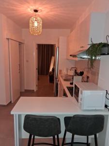 Nhà bếp/bếp nhỏ tại Lazuli City Center Ap 11