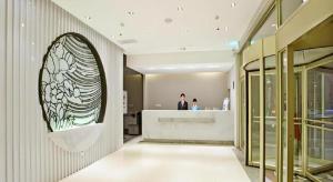 Ο χώρος του λόμπι ή της ρεσεψιόν στο Magnotel Business Harbin Railway Station Qiulin Museum Metro Station