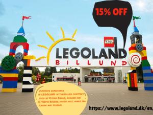 a flyer for a legoland bilbourg amusement park at 8 person holiday home on a holiday park in Gråsten in Gråsten