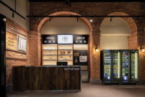 Příslušenství pro přípravu čaje a kávy v ubytování Qingdao Desti Youth Hostel + 53 fotografií