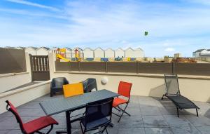 En balkon eller terrasse på Appartement Proche Mer