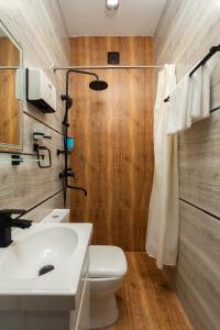 Koupelna v ubytování Istanbul Hotel Tashkent