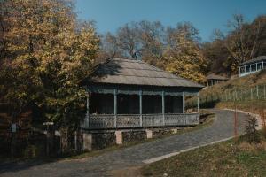 a gazebo on the side of a road at Kiketi Farm in Kiketʼi