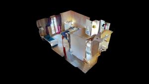 Una cama o camas en una habitación de CASA-Lodge Lili pour 2 personnes