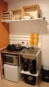 Η κουζίνα ή μικρή κουζίνα στο Lieria