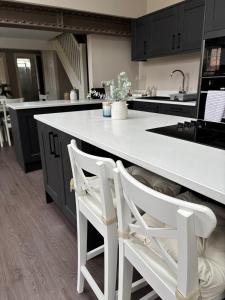 Køkken eller tekøkken på Patience Cottage, an old bothy cottage