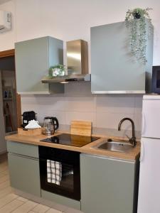 O bucătărie sau chicinetă la La Corte di Crenna