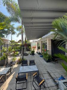 Κήπος έξω από το Rooftop villa hien dai 2 người