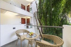 En balkon eller terrasse på Kia Inn Boutique Hotel