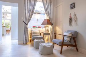 Χώρος καθιστικού στο Norloch Cottage - Elie