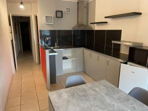 Η κουζίνα ή μικρή κουζίνα στο Cosy Logis site historique