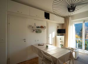 TV/trung tâm giải trí tại Ferienwohnung Lichtblick