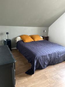 Postel nebo postele na pokoji v ubytování Appartement atypique lumineux