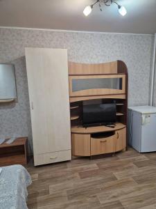 Η κουζίνα ή μικρή κουζίνα στο Гостиница Сарыарка