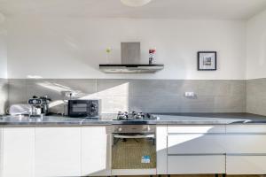 Kuchyň nebo kuchyňský kout v ubytování Le Repaire des Travailleurs - Balcon Privé - Jonage