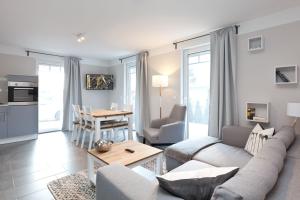 Гостиная зона в Apartment unter den Kiefern