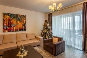 Posezení v ubytování SILVER MOUNTAIN - ANA'S Apartments