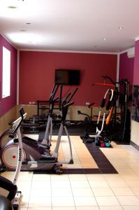 Fitness centrum a/nebo fitness zařízení v ubytování Karczma pod Młynem