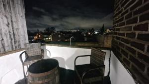 En balkon eller terrasse på JK Apartments, Flat 2