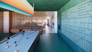 Biliár nebo kulečník v ubytování Kouros Palace Active Lifestyle Hotel