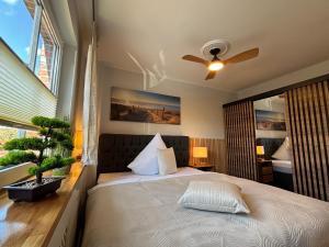 Ένα ή περισσότερα κρεβάτια σε δωμάτιο στο Ferienhaus Anni +61 φωτογραφίες