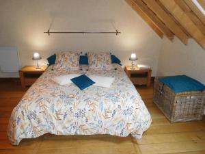 Postel nebo postele na pokoji v ubytování La charme