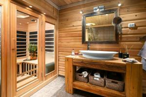 Koupelna v ubytování Family Cabin With Shelter By Lake Gautetjern