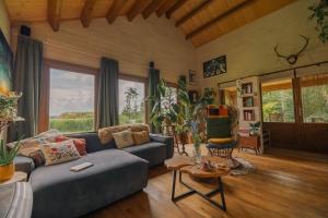 Et opholdsområde på De Cabin van Groenland