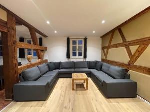 Posezení v ubytování Juraperle - Historisch und modern - Wohnung 1