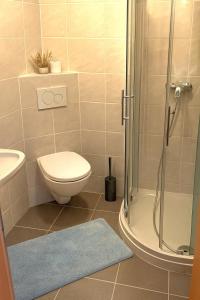 Koupelna v ubytování Burgfräulein