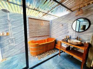 Χώρος καθιστικού στο Jack Ecolodge - Lam Thuong Valley