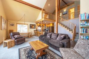 Χώρος καθιστικού στο Sandbar Haven