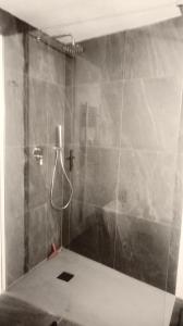 een badkamer met een douche, een wastafel en een douche bij Maison Jacquemin in Saint-Pierre +23 foto's