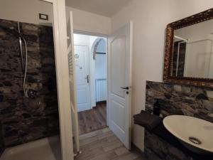 Koupelna v ubytování La Stregatta