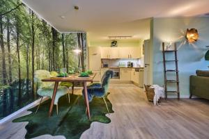 Køkken eller tekøkken på Grüne Oase