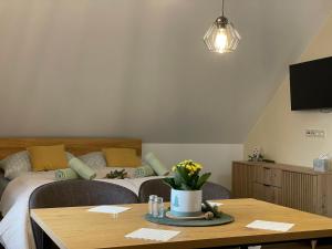 TV a/nebo společenská místnost v ubytování Apartmány pod Štěpánkou