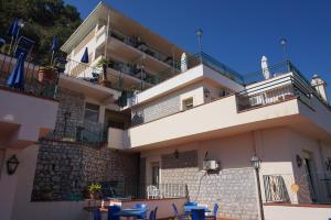 Balkón nebo terasa v ubytování Bay Palace Mazzarò