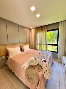 Postel nebo postele na pokoji v ubytování Vg sun Cumbuco + 19 fotografií