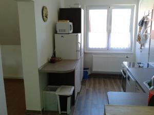 Kuchyň nebo kuchyňský kout v ubytování Apartmán Hastrmánek, Kvilda 3