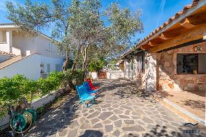 Bygningen som feriehuset ligger i