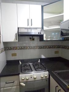 Η κουζίνα ή μικρή κουζίνα στο Comfortable Independent Apartment Downtown Ccs