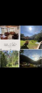 a collage of different pictures of a house at Fazenda Torrão da Serra in Guarulhos