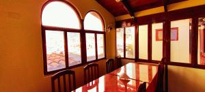 Posezení v ubytování PLAZA cusco Amankay