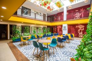 Χώρος καθιστικού στο Nativo Hotel