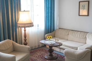 Χώρος καθιστικού στο Landhaus Deuber