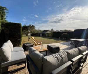 Χώρος καθιστικού στο Albatros House Fort-Mahon-Plage