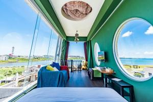 Μπαλκόνι ή βεράντα στο Malibu OceanView Homestay